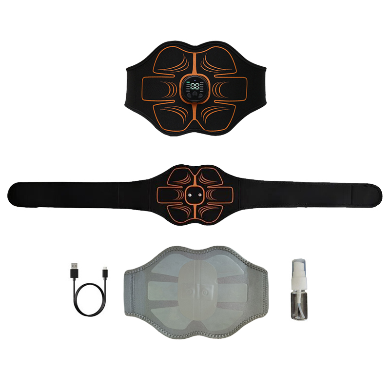Home Gym House - Bauchtrainer Bauchmuskel-Trainingsgürtel Intelligenter Muskelstimulator USB-Aufladbar Körpermassage