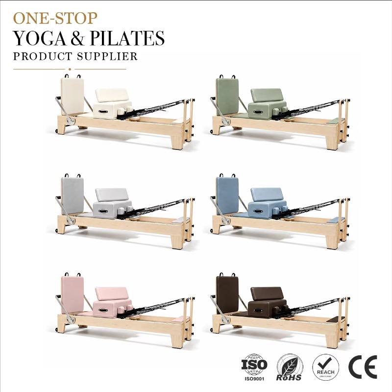 Home Gym Studio - YTYIN Pilates-Reformer aus massivem Ahornholz in