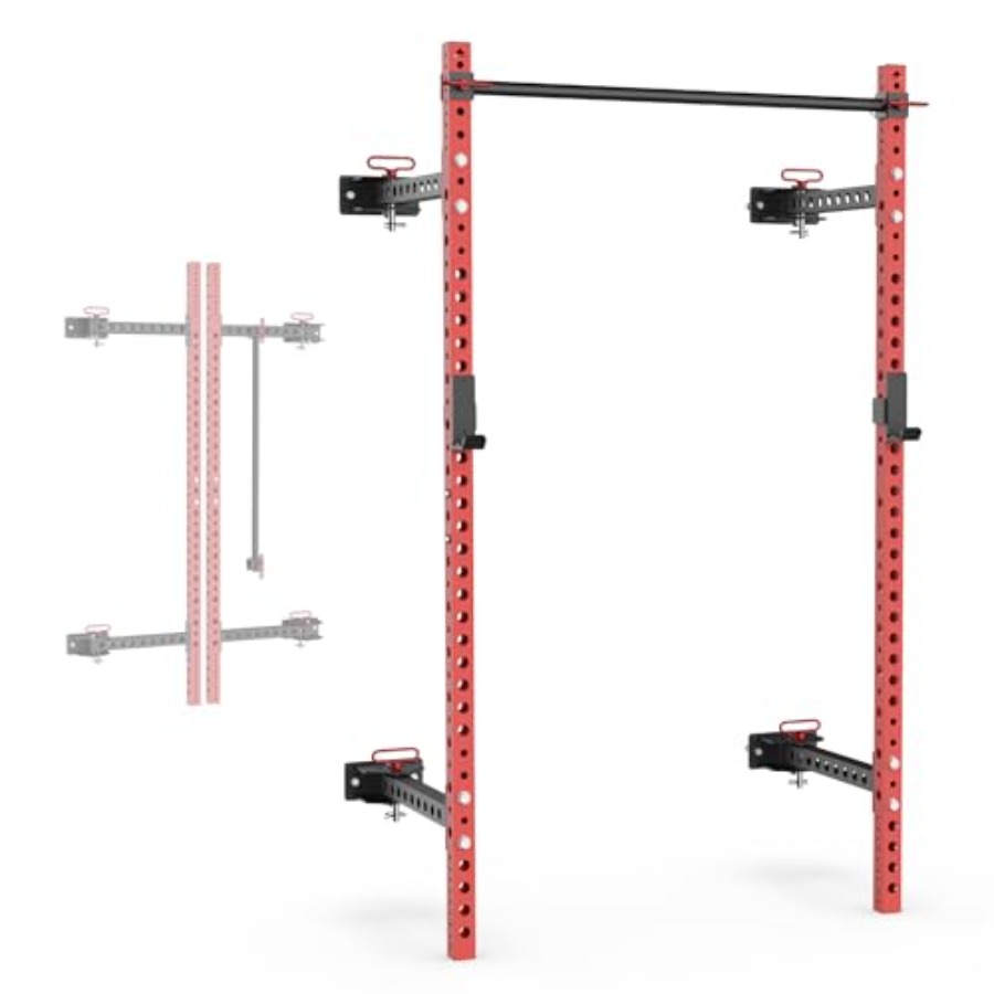 Squat Rack Power - 2200 Serie Klappbares Kniebeugen-Rack mit J-Cups
