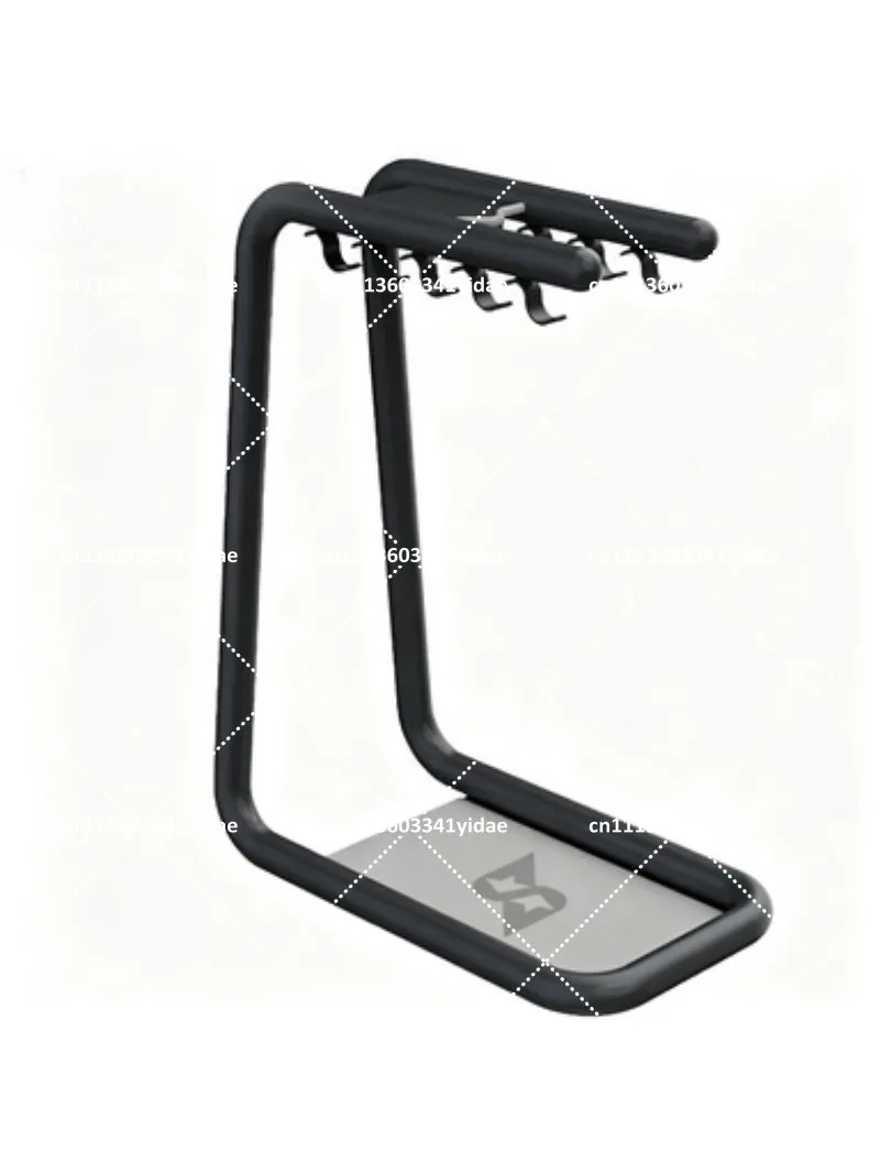 Squat Rack Power - Edelstahl-Aufbewahrungsregal für Squat-Bankdrückstange, Fitness-Trainingszubehör, Organizer für