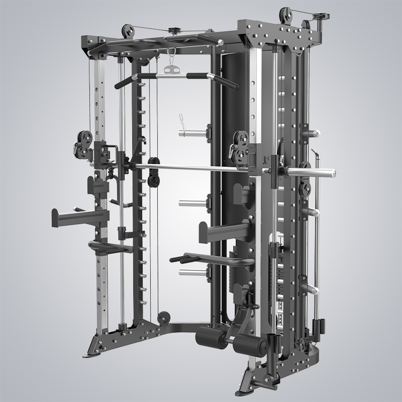 Squat Rack Power - Schwungrad-Trainings-Trainingsgeräte, funktionaler Trainer, Hebelwirkung, Laufen, Fitnessgeräte,