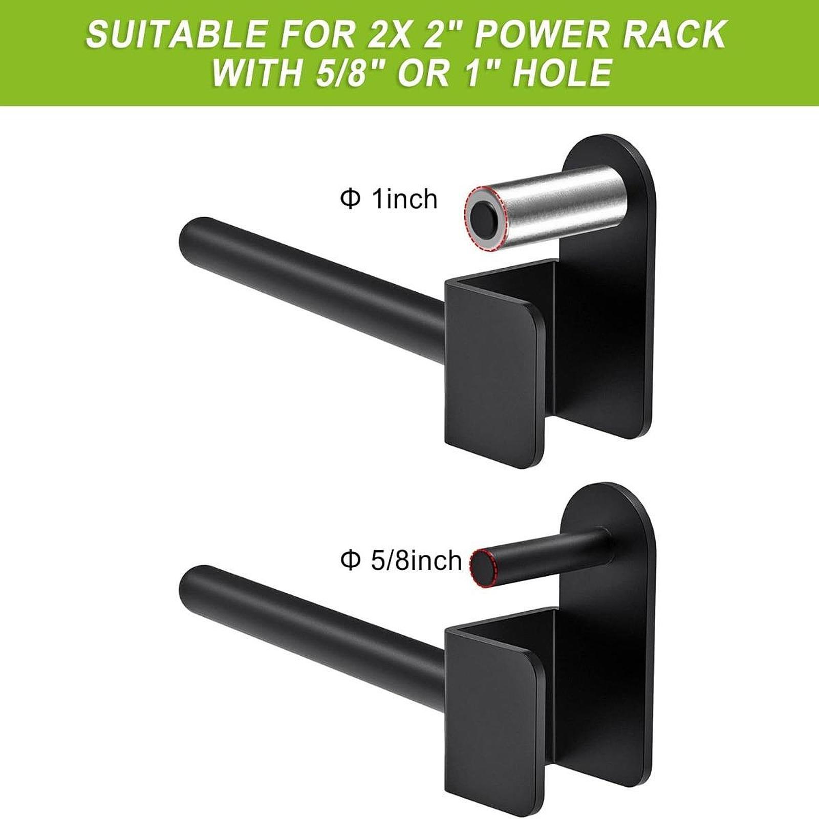 Home Gym Organization - Platzsparender Hantelscheibenhalter aus Stahl für 51mm