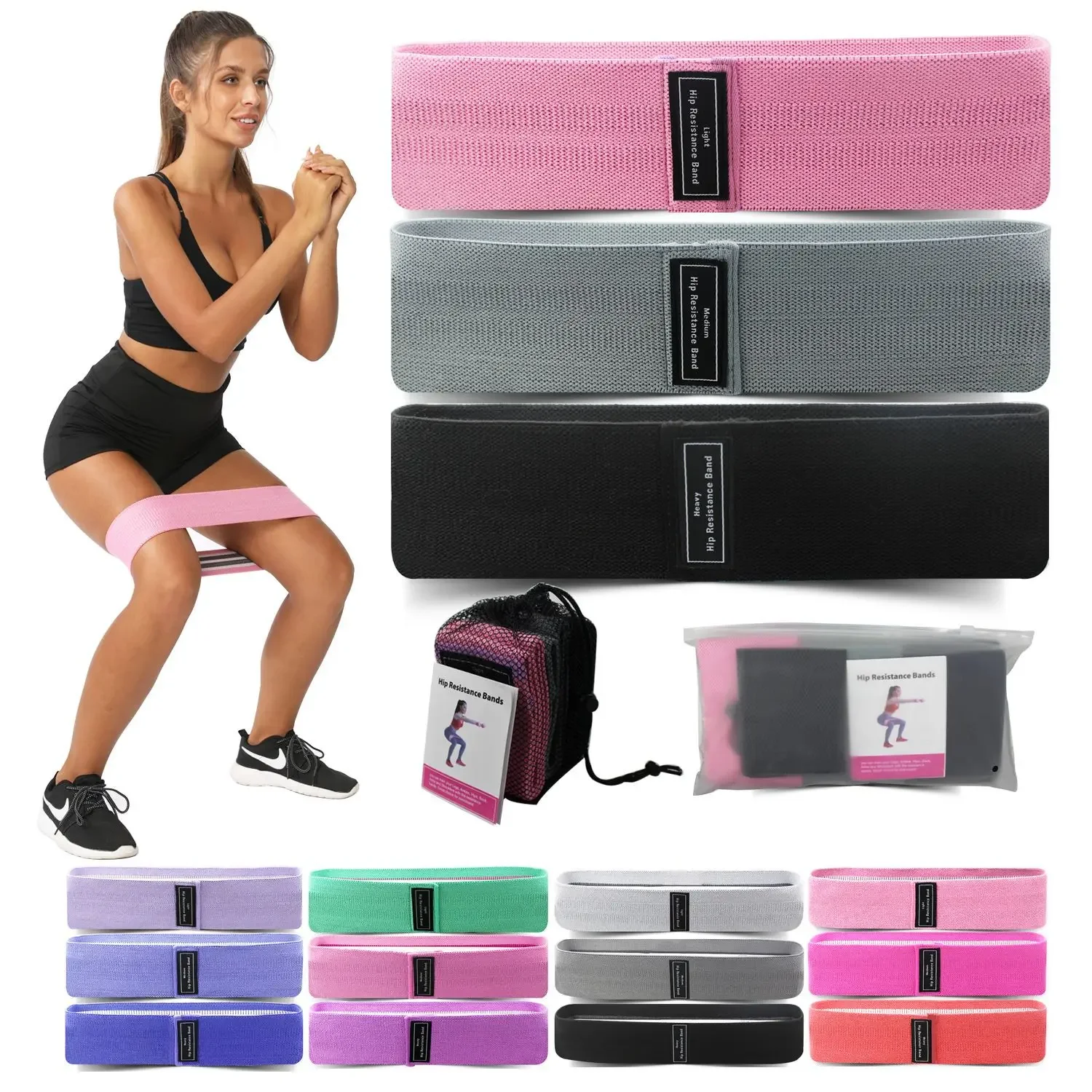Home Gym Organization - 1/2/3PCS Elastische Bands Fitness Widerstand Bands