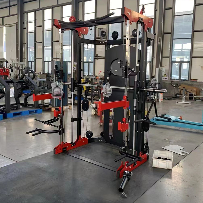Squat Rack Power - Kommerzielle Multi-Smith-Maschine Fitnessgeräte Heim-Fitnessgerät Multifunktionaler Power