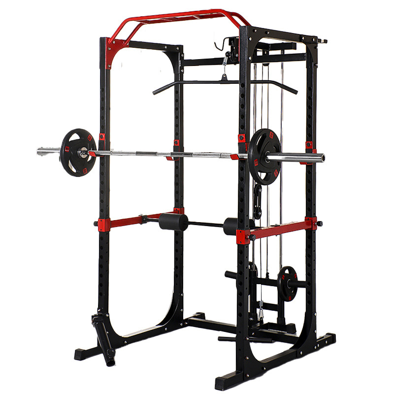 Squat Rack Power - Kommerzieller Power Cage Squat Rack Multi-Grip