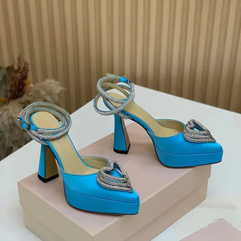 Ankle Strap Attachment - Plattform Kristall Liebe Dekoration Sandalen Sexy
