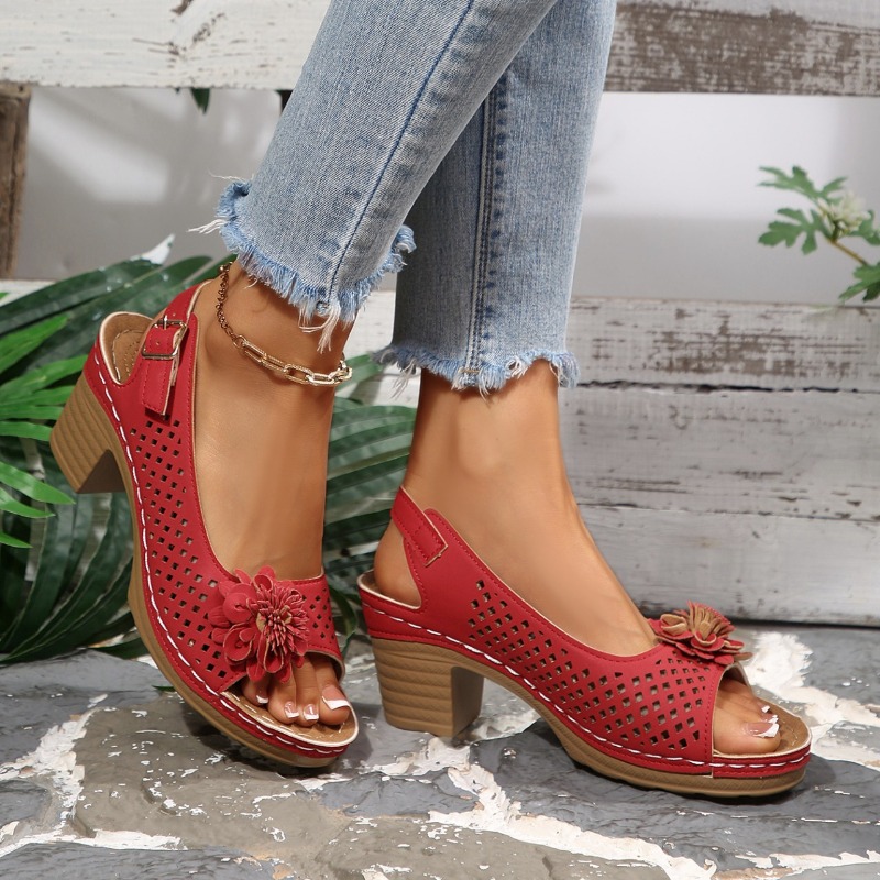 Damen Chunky-Heel Sandalen Som – Ankle Strap Attachment Bewertung und Preis