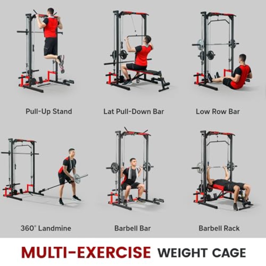 Power Cage Smith Machine Multi – Squat Rack Power Bewertung und Preis