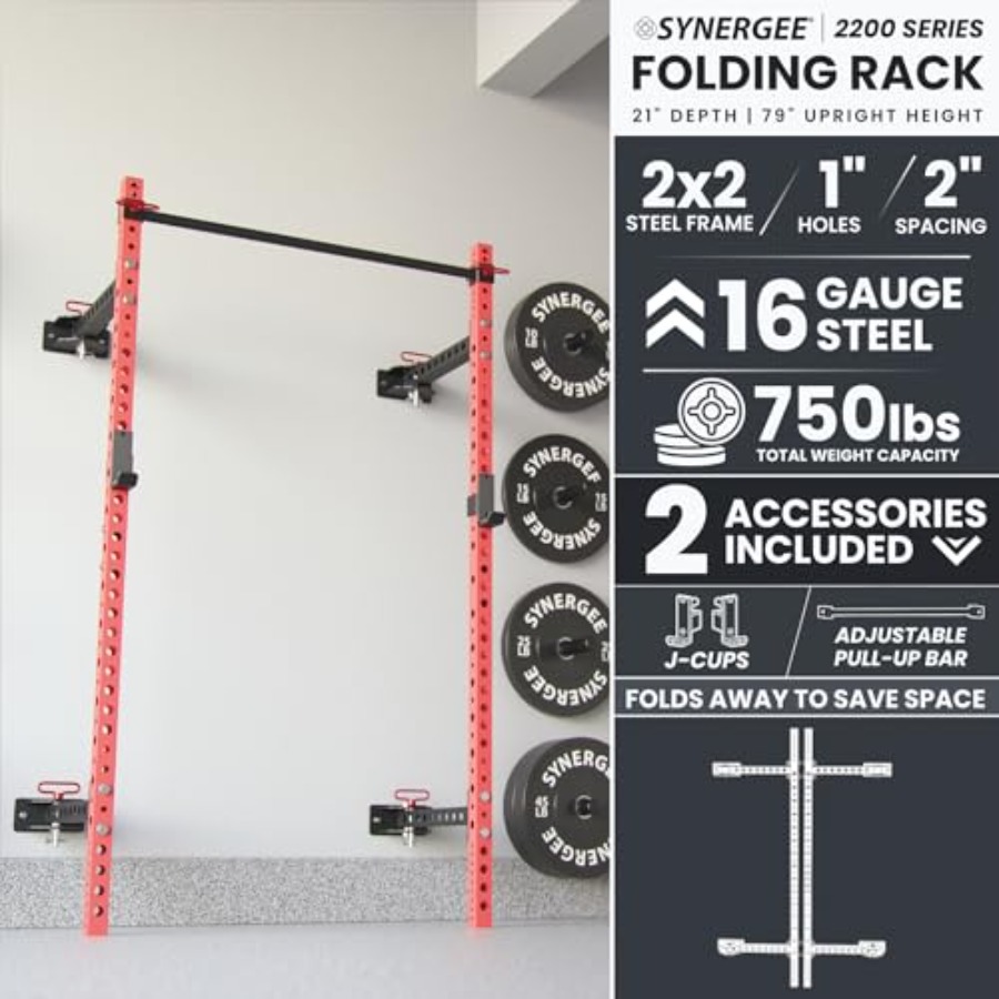 2200 Serie Klappbares Kniebeug – Squat Rack Power Bewertung und Preis