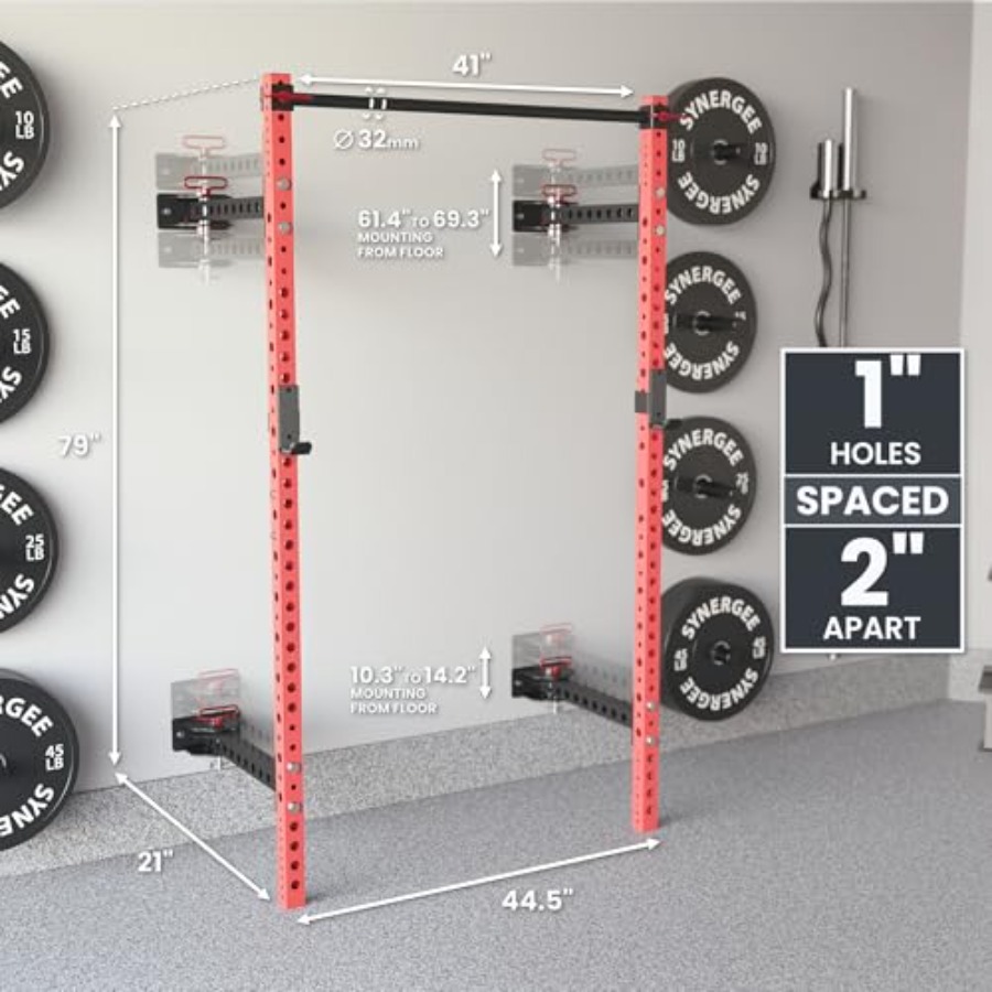 2200 Serie Klappbares Kniebeug – Squat Rack Power Bewertung und Preis