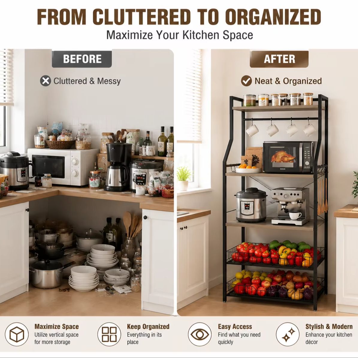 5-stöckiges Küchenregal mit Mi – Home Gym Organization Bewertung und Preis