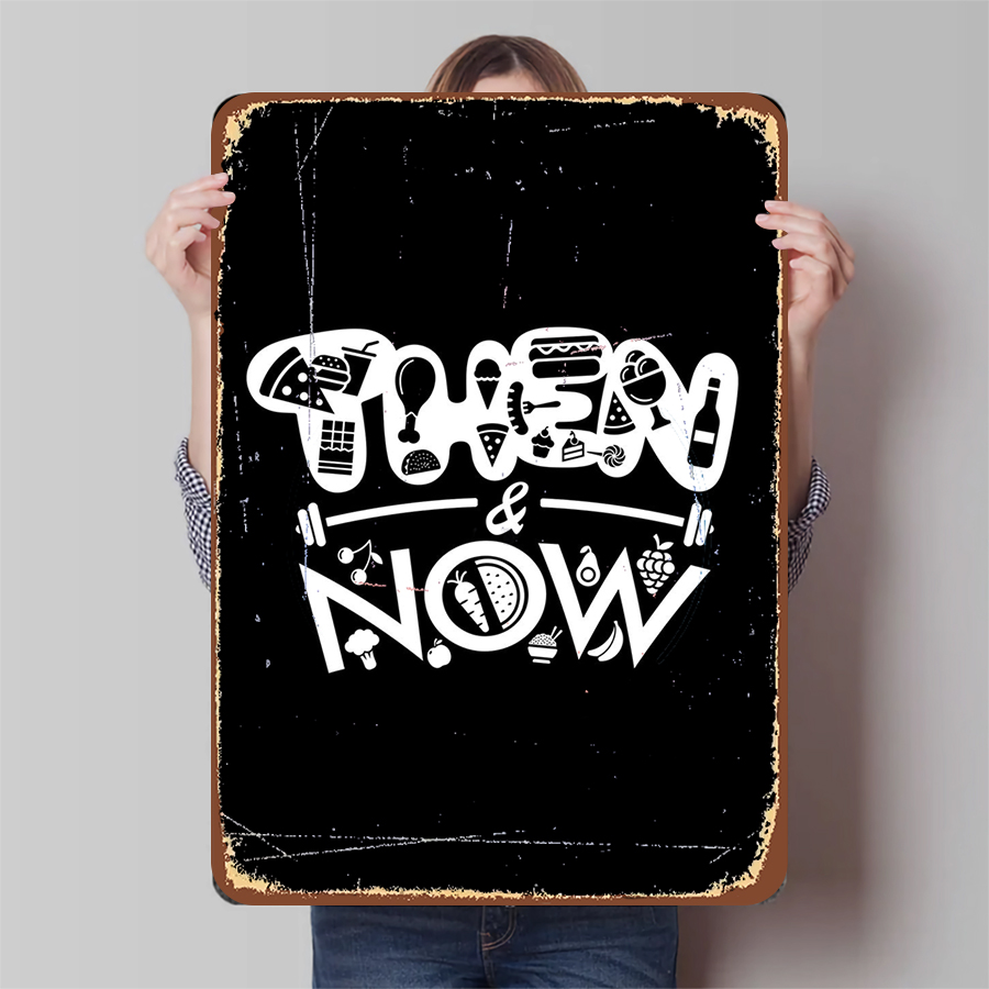 Then & Now Fitness Food Art Me – Home Gym Icon Bewertung und Preis