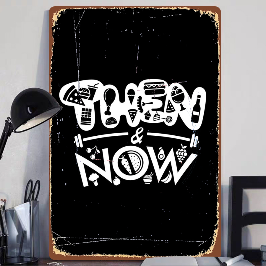 Then & Now Fitness Food Art Me – Home Gym Icon Bewertung und Preis