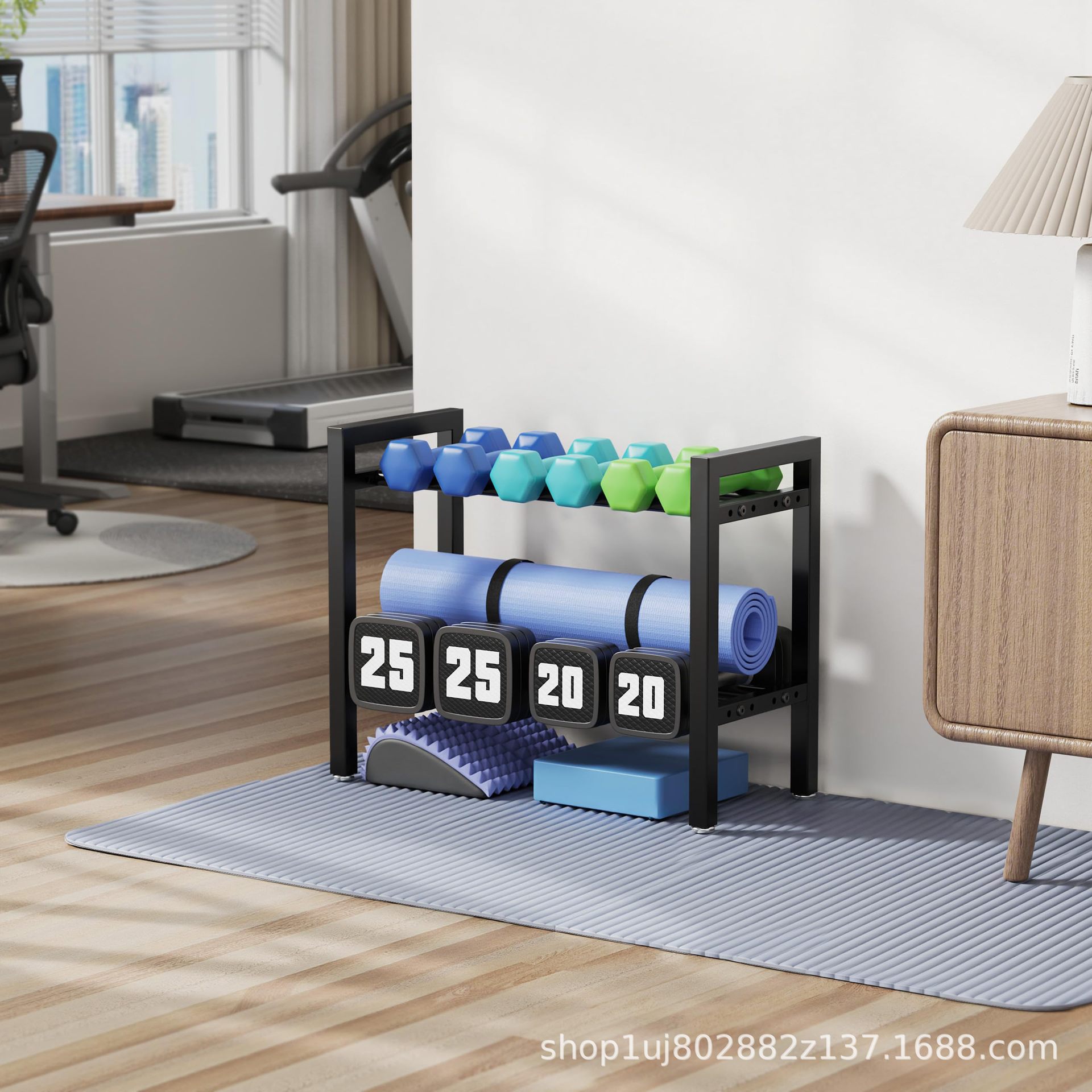 Verstellbares Metall-Hantelreg – Home Gym Organization Bewertung und Preis