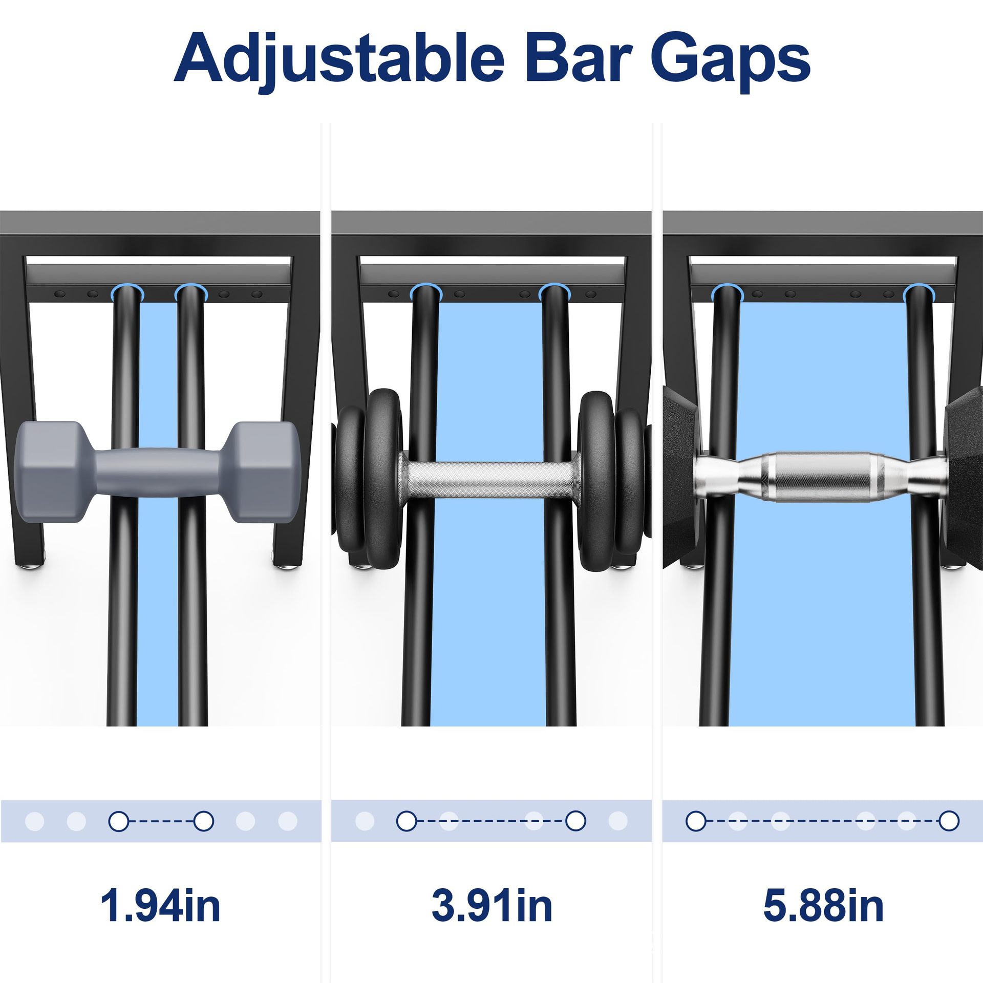 Verstellbares Metall-Hantelreg – Home Gym Organization Bewertung und Preis