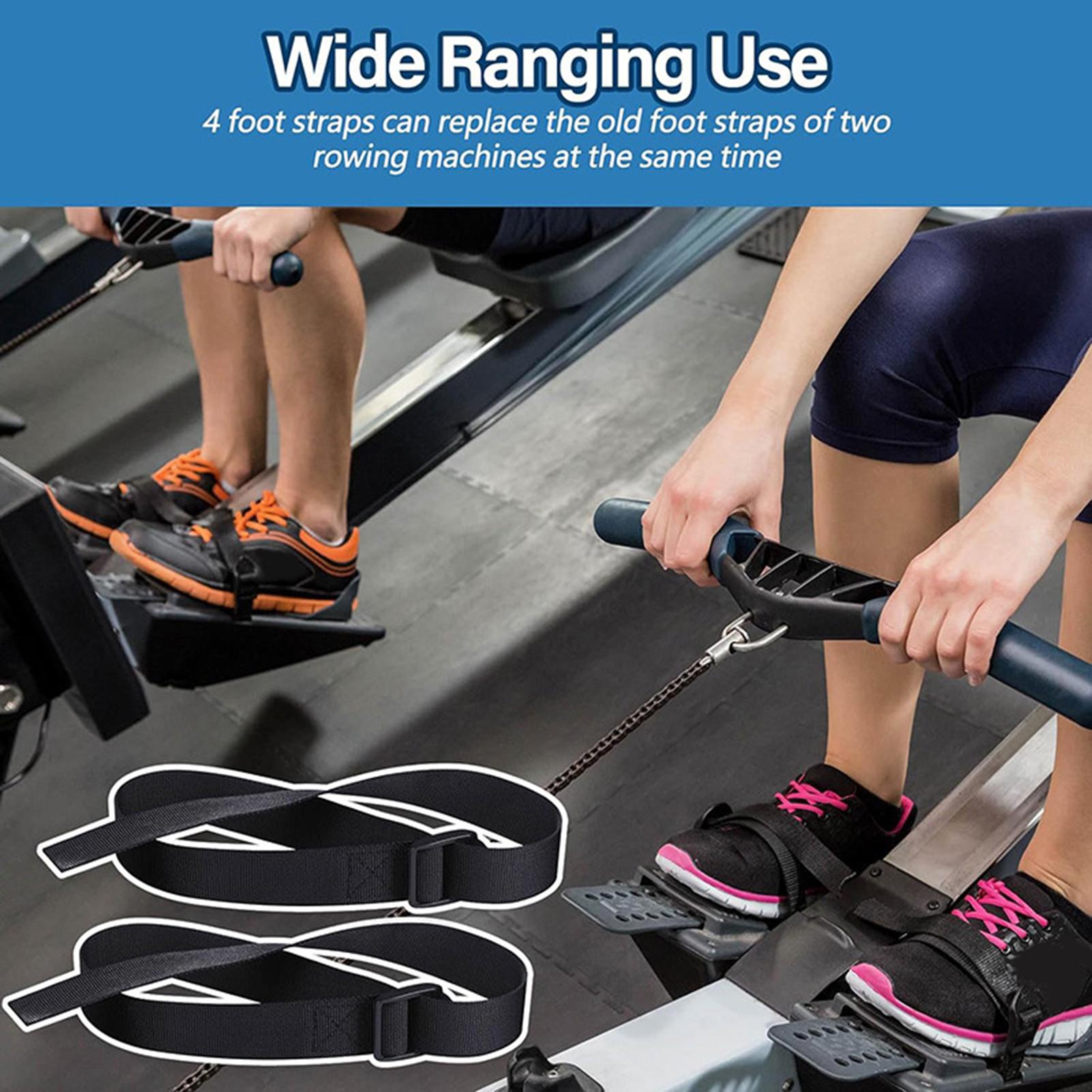 2 Stück Rudergerät-Fußgurte, B – Home Gym Installation Bewertung und Preis