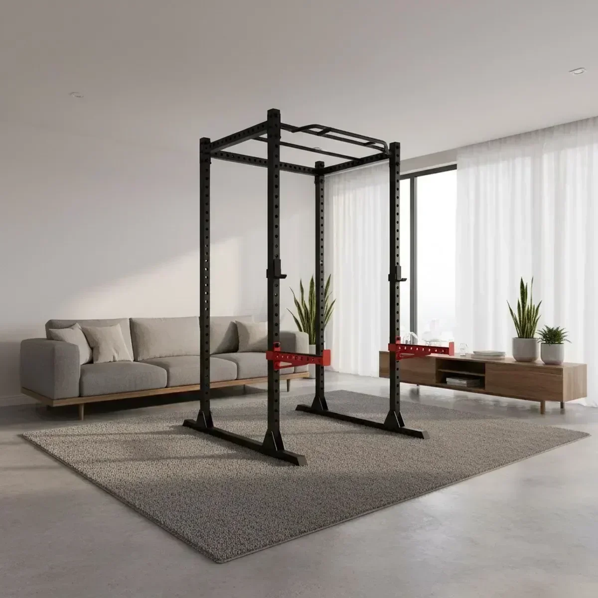 Verstellbares Home-Gym-Kniebeu – Squat Rack Power Bewertung und Preis