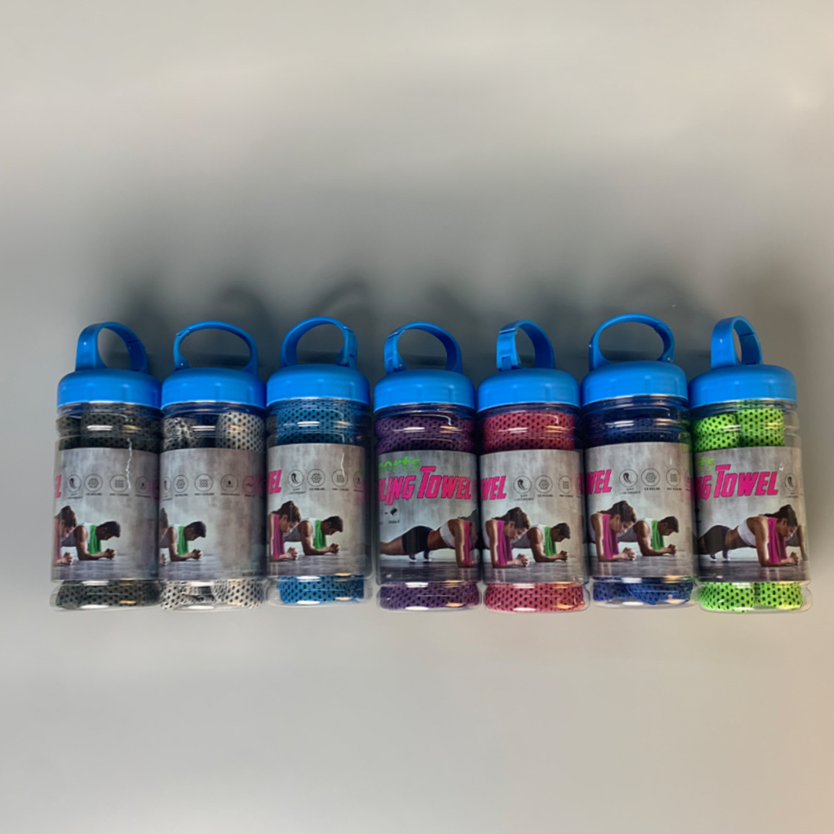 Tragbares Kühl-Sporttuch-Set,  – Home Gym Compact Bewertung und Preis