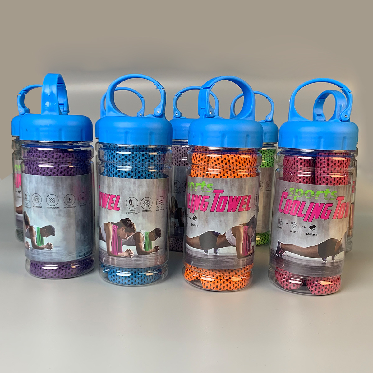 Tragbares Kühl-Sporttuch-Set,  – Home Gym Compact Bewertung und Preis