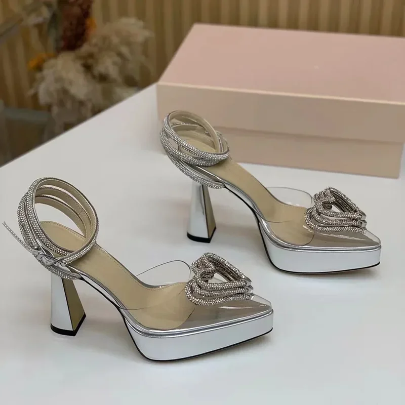 Plattform Kristall Liebe Dekor – Ankle Strap Attachment Bewertung und Preis